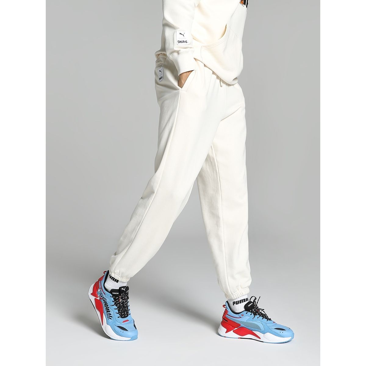 Buy Stylish Off White Lycra Blend Solid Regular Track Pants For Men Online  In India At Discounted Prices